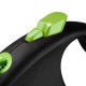 Lesa retractabila cu fir Flexi Color S Verde